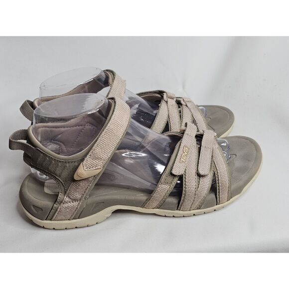 Teva Tirra Hiking Sandals Womens Size 9 Strappy Pink Shoes Shoc Pad Footbed - Picture 2 of 7